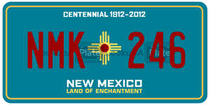 NMK246  license plate in NM