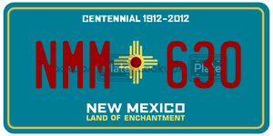 NMM630  license plate in NM