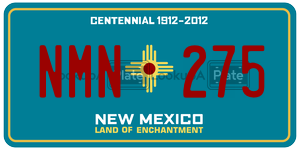 NMN275  license plate in NM