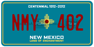 NMY402  license plate in NM
