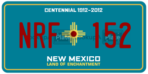 NRF152  license plate in NM
