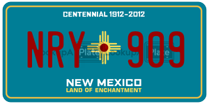 NRY909  license plate in NM