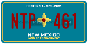 NTP461  license plate in NM