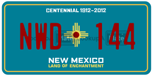 NWD144  license plate in NM
