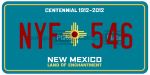 NYF546  license plate in NM