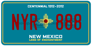 NYR888  license plate in NM