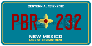 PBR232  license plate in NM