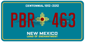 PBR463  license plate in NM