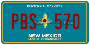 PBS570  license plate in NM
