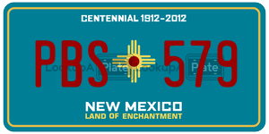PBS579  license plate in NM