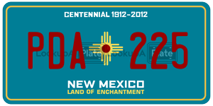 PDA225  license plate in NM