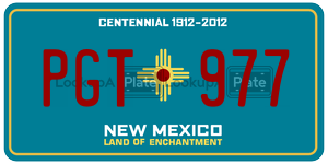 PGT977  license plate in NM