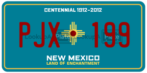 PJX199  license plate in NM
