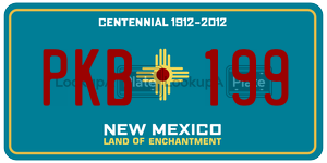 PKB199  license plate in NM