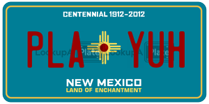PLAYUH  license plate in NM