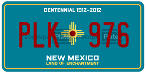 PLK976  license plate in NM