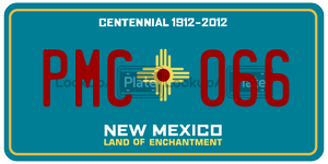 PMC066  license plate in NM