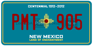 PMT905 license plate in New Mexico