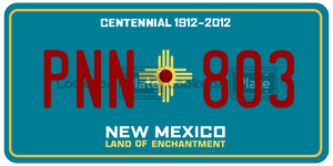 PNN803  license plate in NM