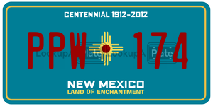 PPW174  license plate in NM