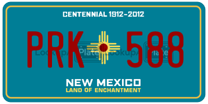 PRK588  license plate in NM