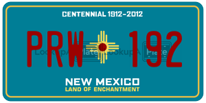 PRW192  license plate in NM