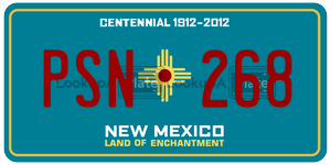 PSN268  license plate in NM