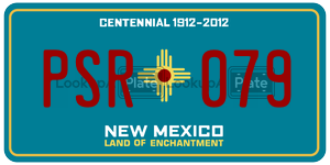 PSR079 license plate in New Mexico