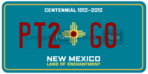 PT2G0  license plate in NM