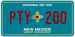 PTY200  license plate in NM