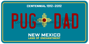 PUGDAD  license plate in NM