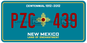 PZC439  license plate in NM
