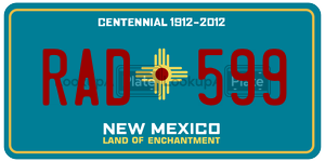 RAD599  license plate in NM