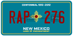 RAP276  license plate in NM