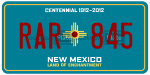 RAR845  license plate in NM