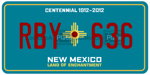 RBY636  license plate in NM
