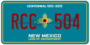 RCC504  license plate in NM