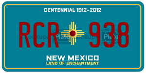 RCR938  license plate in NM