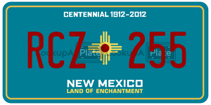 RCZ255  license plate in NM