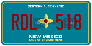 RDL518  license plate in NM