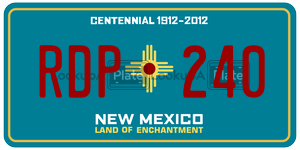 RDP240  license plate in NM