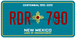 RDR790  license plate in NM