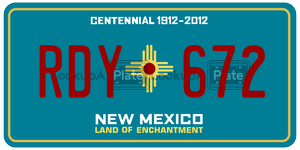 RDY672  license plate in NM