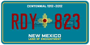 RDY823 license plate in New Mexico
