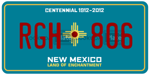 RGH806  license plate in NM