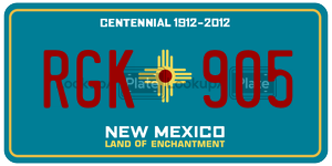 RGK905  license plate in NM