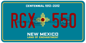 RGX550  license plate in NM