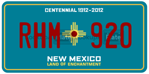 RHM920  license plate in NM