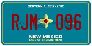 RJM096  license plate in NM