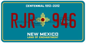 RJR946  license plate in NM